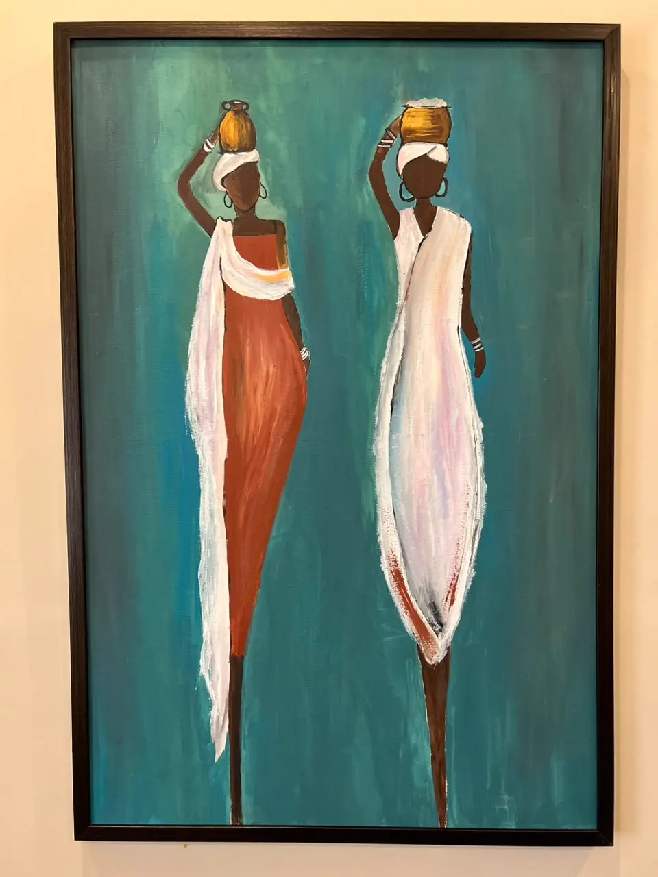 Golden Hour original hand-painted sunset artwork by Rabia Nasir
